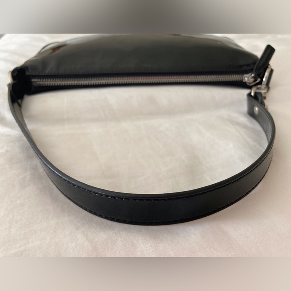 Rachel Black Patent Leather Handbag - Picture 4 of 14
